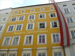 birthplace of Amadeus Mozart